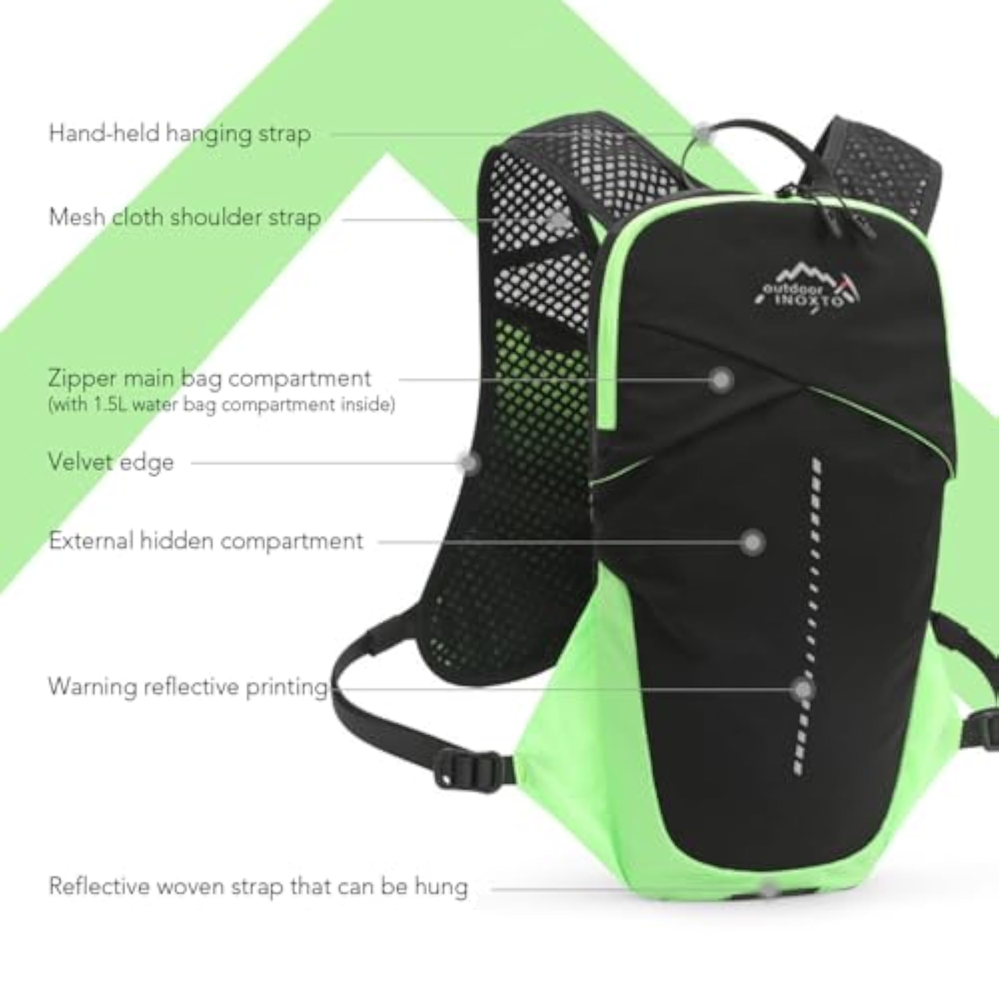 Lightweight Breathable Hydration Vest Backpack